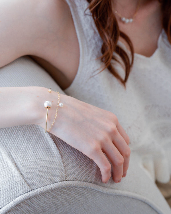 Perlenmanschette Océane