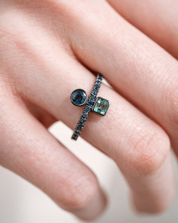 Deco double ring