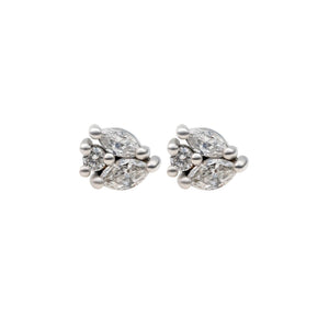 Éclaté stud earrings