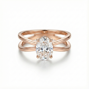 Embrace Oval diamond ring