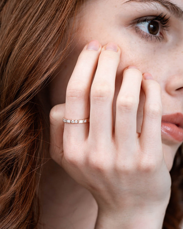 Deco Symphony Eternity Ring