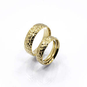 Hagen rustik wedding ring