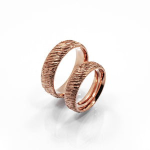 Halstein rustik wedding ring