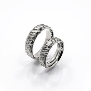 Halstein rustik wedding ring