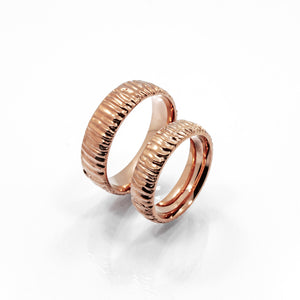 Iver rustik wedding ring
