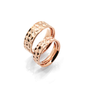 Ketil rustik wedding ring