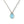 Aquamarin Oval Necklace