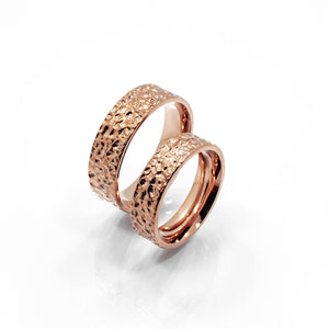 Tait rustik wedding ring