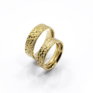 Tait rustik wedding ring
