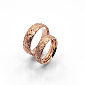 Viggo rustik wedding ring