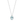 Aquamarine Oval Medaillon