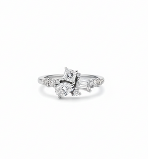 Eclaté Diamond Cluster Ring 