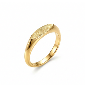 Mémoire Mini Marquise Fingerabdruck-Siegelring