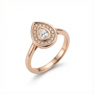 Pear drop Verlobungsring