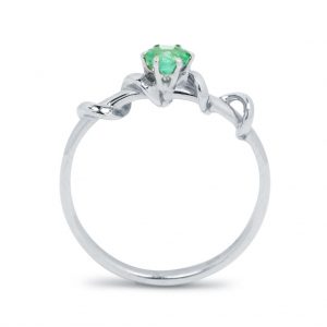Emerald Twist ring