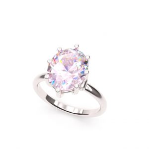 Oval Rose Diamond Ring