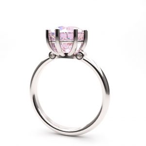 Oval Rose Diamond Ring